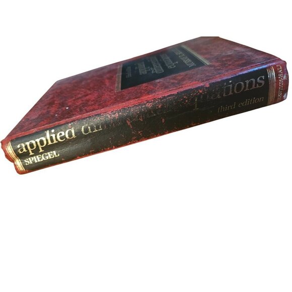 1981 Applied Differential Equations Third Edition By Murray R. Spiegel Hardcover - Picture 2 of 6